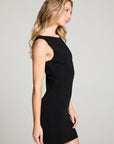 Reno Licorice Black Mini Dress WOMENS chaserbrand