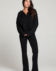 Mccartneyy Licorice Black Zip Up Long Sleeve WOMENS chaserbrand