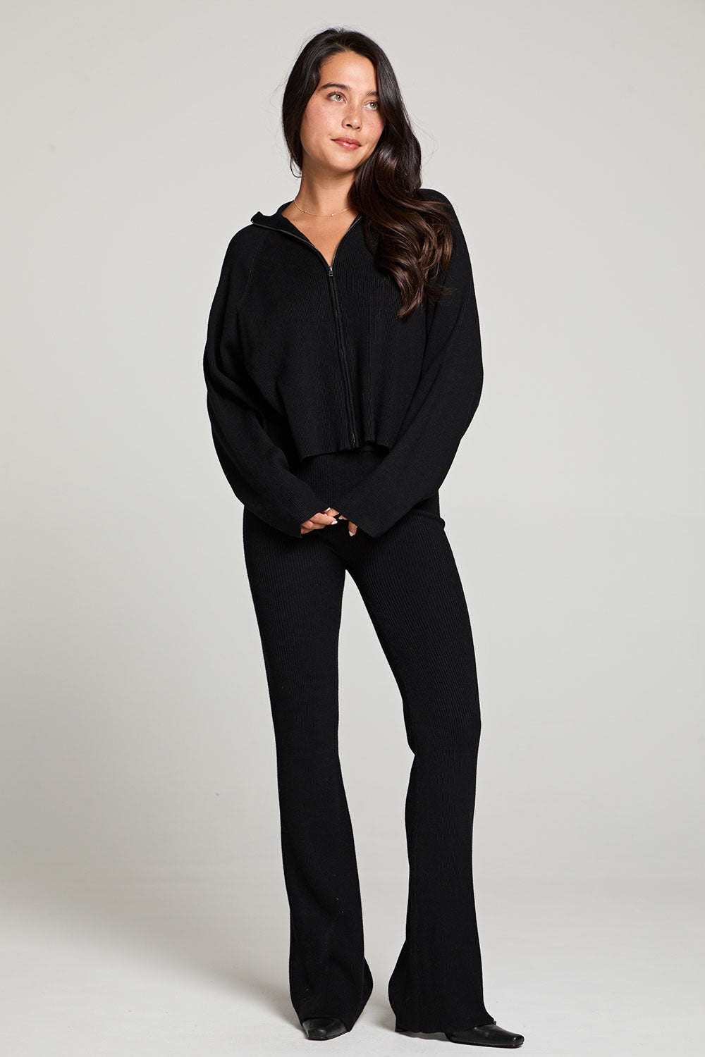Partyy Licorice Black Flare Pant WOMENS chaserbrand