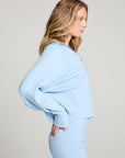 Mccartneyy Skyway Blue Zip Up Top WOMENS chaserbrand