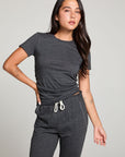 Louiss Licorice Black Tee WOMENS chaserbrand