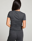 Louiss Licorice Black Tee WOMENS chaserbrand
