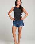 Alba Licorice Black Tank WOMENS chaserbrand