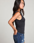 Alba Licorice Black Tank WOMENS chaserbrand