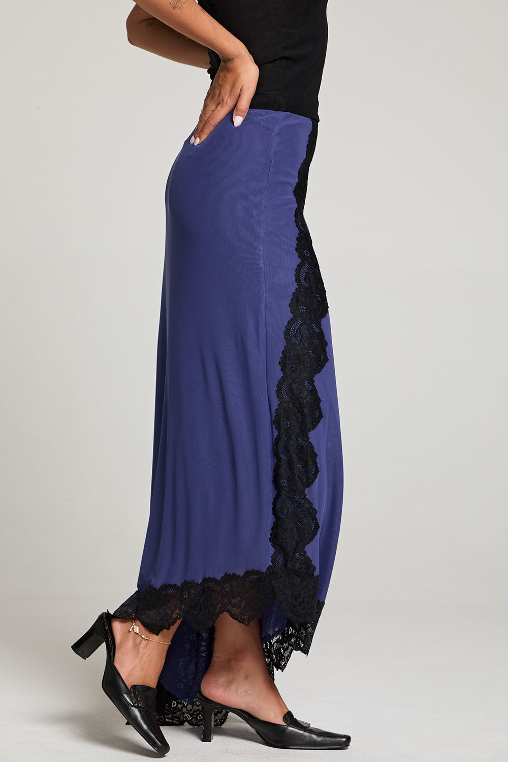 Demi Frost Blue Maxi Skirt WOMENS chaserbrand