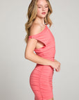 Bella Electric Coral Mini Dress WOMENS chaserbrand