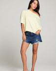 Lunar Limon Yellow Tee WOMENS chaserbrand