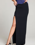 Keri Licorice Black Maxi Skirt WOMENS chaserbrand
