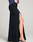 Keri Licorice Black Maxi Skirt WOMENS chaserbrand