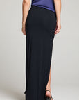 Keri Licorice Black Maxi Skirt WOMENS chaserbrand