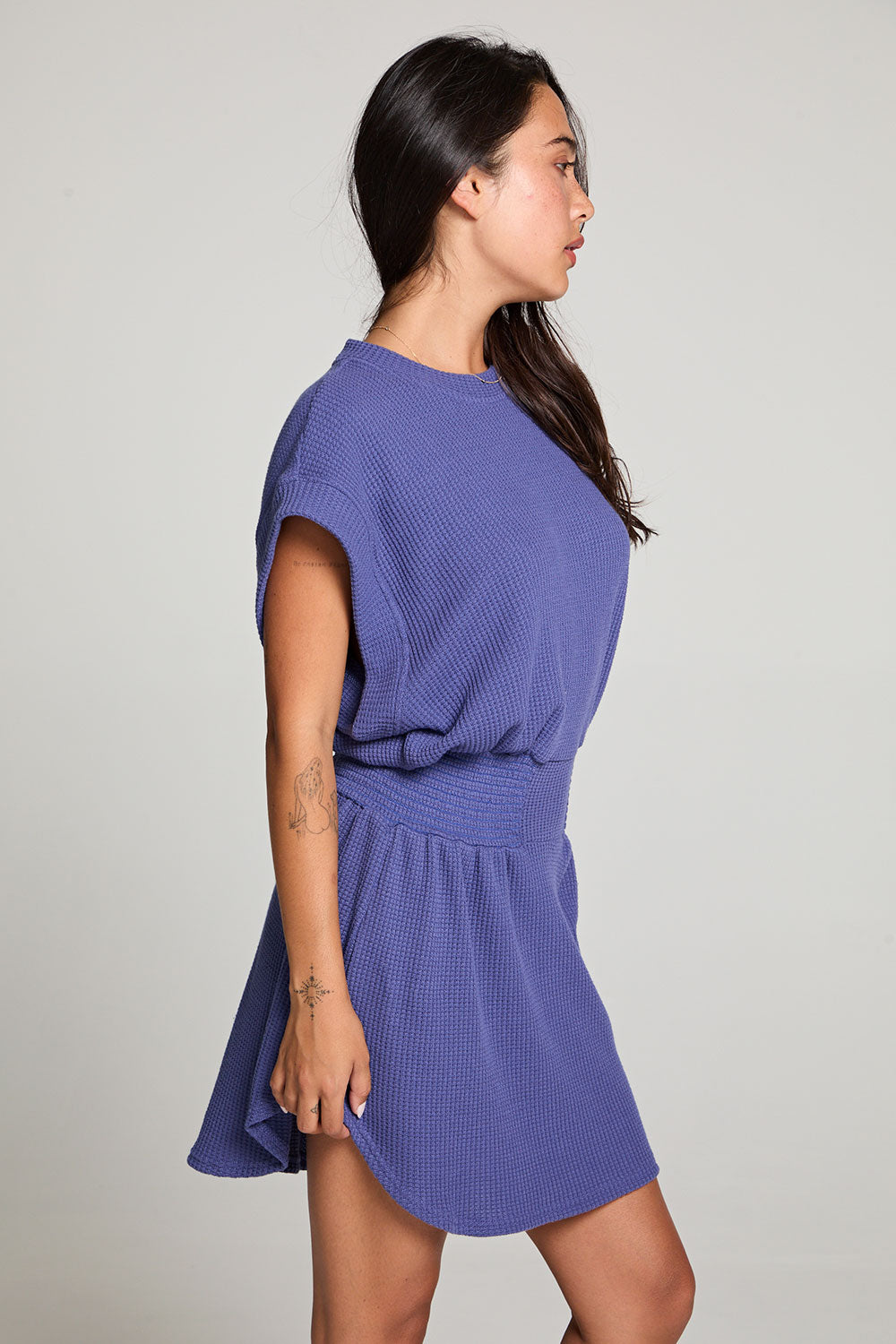 Joan Frost Blue Mini Dress WOMENS chaserbrand