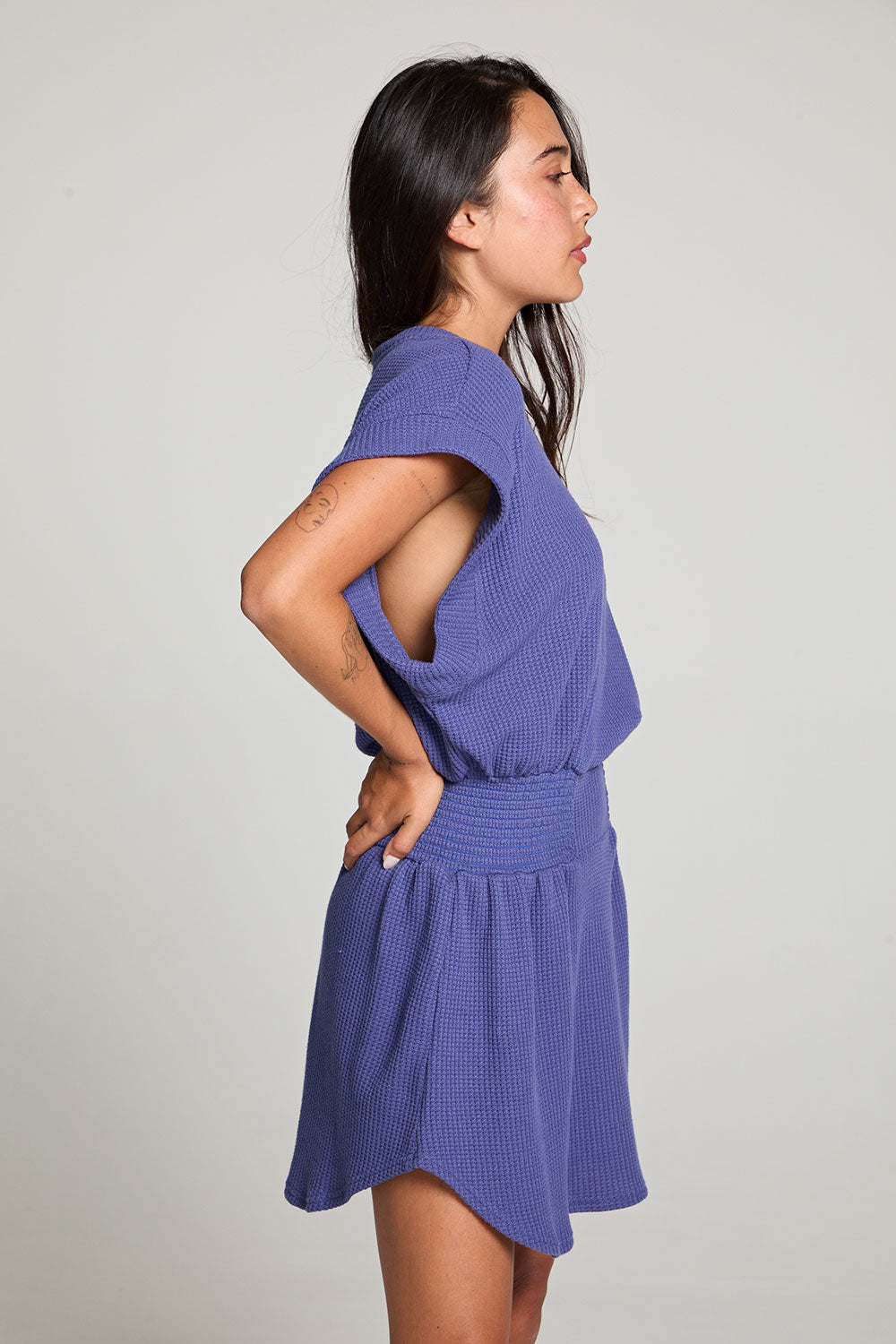 Joan Frost Blue Mini Dress WOMENS chaserbrand