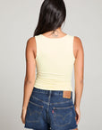 Mila Limon Yellow Tank Top WOMENS chaserbrand