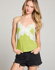 Julia Chartruse Green Tank Top WOMENS chaserbrand