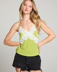 Julia Chartruse Green Tank Top WOMENS chaserbrand