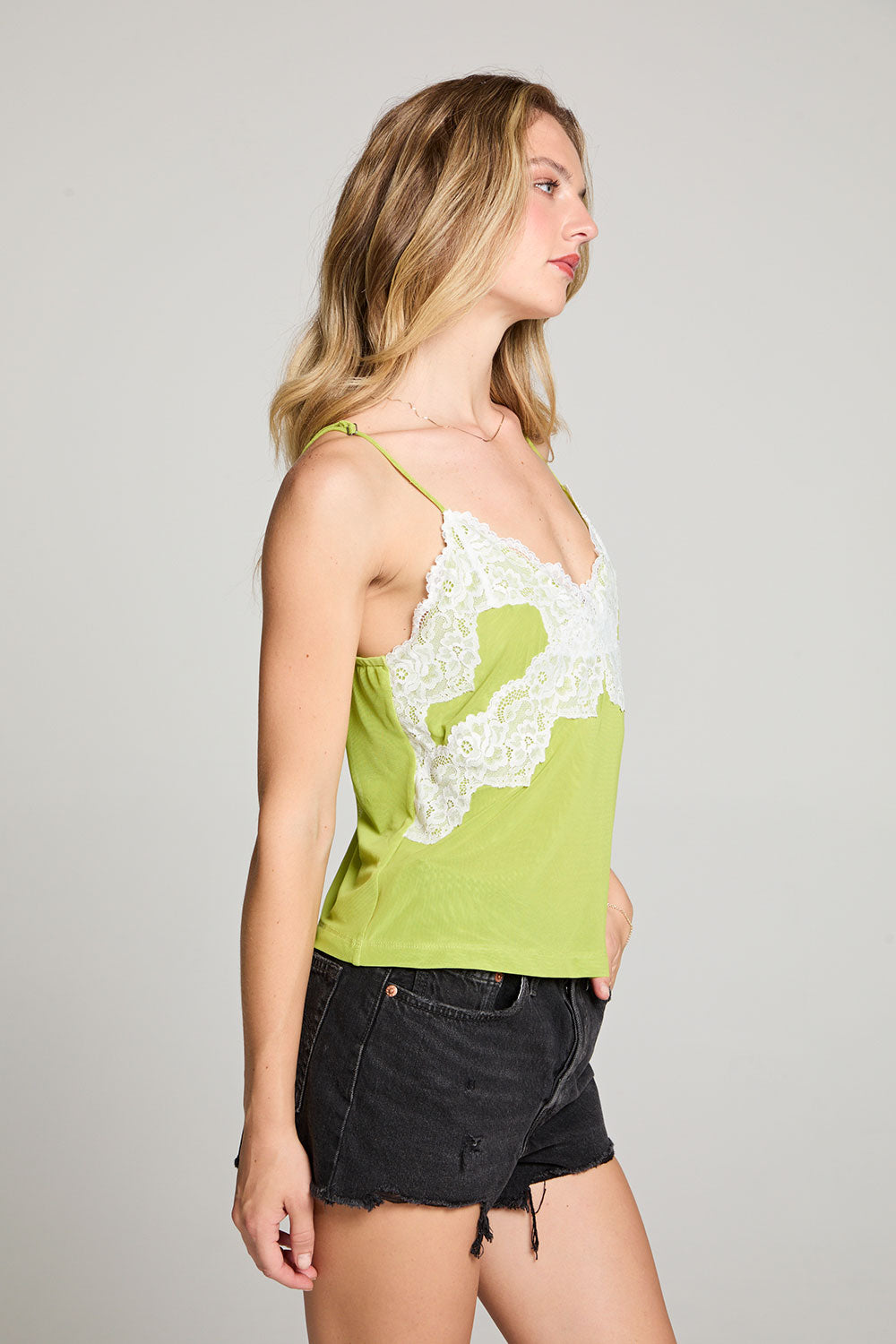 Julia Chartruse Green Tank Top WOMENS chaserbrand
