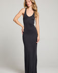 Mayer Licorice Black Maxi Dress WOMENS chaserbrand