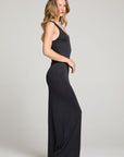 Mayer Licorice Black Maxi Dress WOMENS chaserbrand