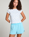 Gabrielle Blueberry Ditsy Tee WOMENS chaserbrand