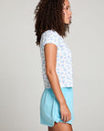 Gabrielle Blueberry Ditsy Tee WOMENS chaserbrand