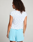 Gabrielle Blueberry Ditsy Tee WOMENS chaserbrand