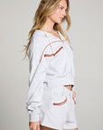 Western Details Zip Up Hoodie WOMENS chaserbrand