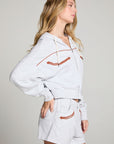 Western Details Zip Up Hoodie WOMENS chaserbrand