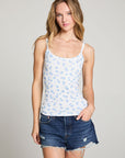Lola Blueberry Ditsy Tank Top WOMENS chaserbrand
