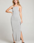 Evelyn Heather Grey Midi Dress WOMENS chaserbrand