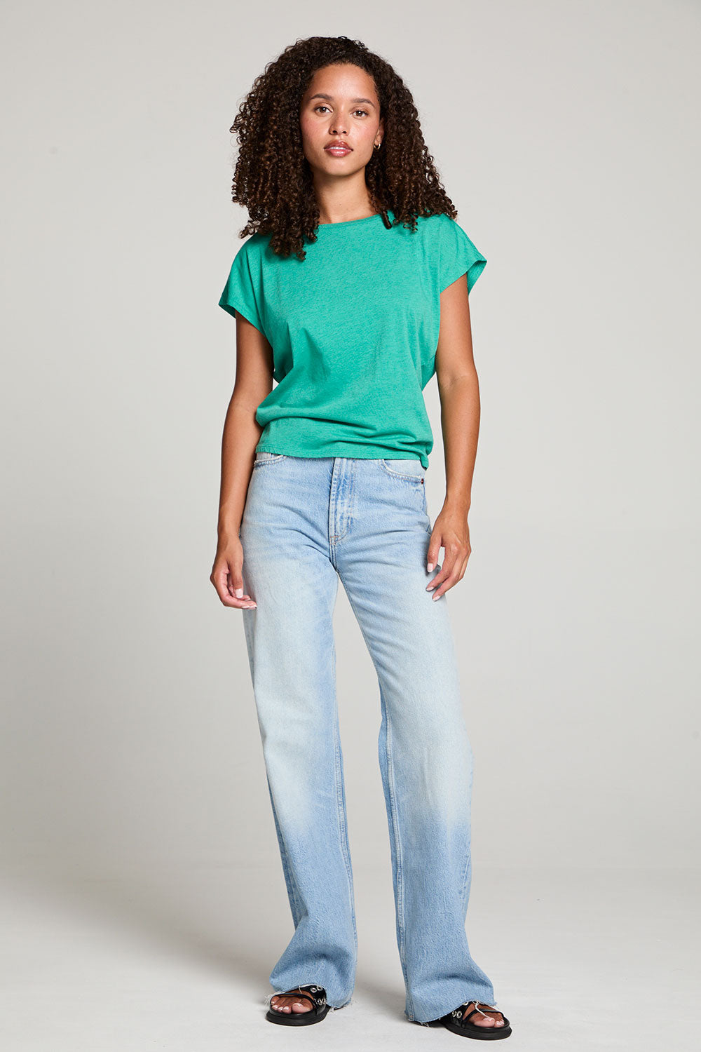 Wylie Clover Green Tee WOMENS chaserbrand