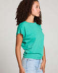 Wylie Clover Green Tee WOMENS chaserbrand