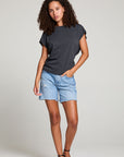 Wylie Licorice Black Tee WOMENS chaserbrand