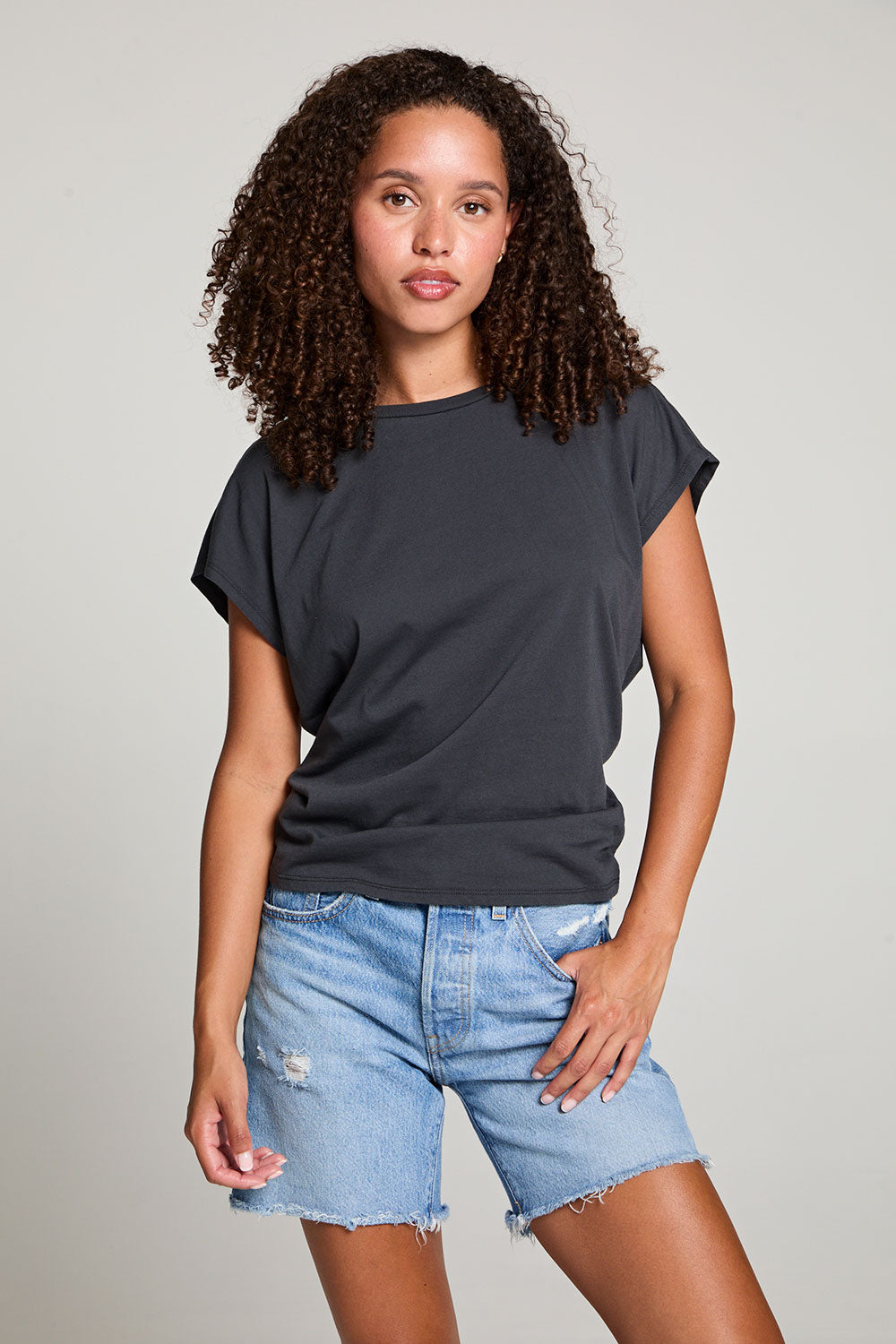 Wylie Licorice Black Tee WOMENS chaserbrand