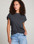 Wylie Licorice Black Tee WOMENS chaserbrand