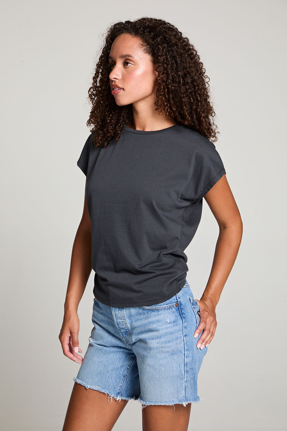 Wylie Licorice Black Tee WOMENS chaserbrand