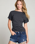 Mia Licorice Tee WOMENS chaserbrand
