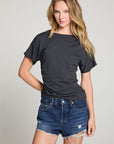 Mia Licorice Tee WOMENS chaserbrand