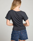 Mia Licorice Tee WOMENS chaserbrand
