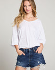 Gianna White Tee WOMENS chaserbrand