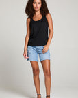 Gloria Black Tank Top WOMENS chaserbrand