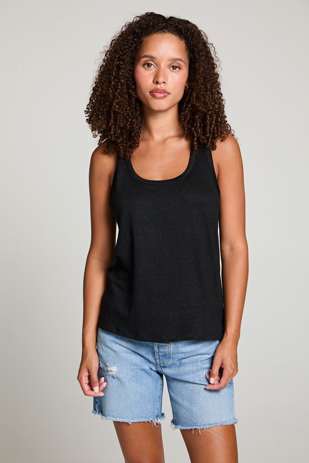 Gloria Black Tank Top WOMENS chaserbrand