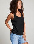 Gloria Black Tank Top WOMENS chaserbrand