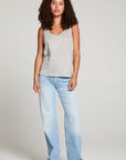 Gloria Heather Grey Tank Top WOMENS chaserbrand