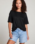 Annalise Black Tee WOMENS chaserbrand