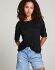 Annalise Black Tee WOMENS chaserbrand