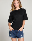 Charlotte Black Tee WOMENS chaserbrand
