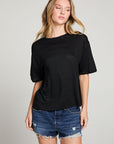 Charlotte Black Tee WOMENS chaserbrand