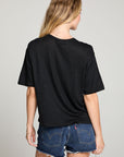 Charlotte Black Tee WOMENS chaserbrand