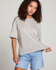 Charlotte Heather Grey Tee WOMENS chaserbrand