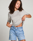 Charlotte Heather Grey Tee WOMENS chaserbrand